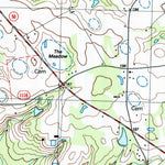 United States Geological Survey Peacocks Crossroads, NC (1997, 24000-Scale) digital map