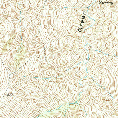 United States Geological Survey Peak Mountain, CA (1964, 24000-Scale) digital map