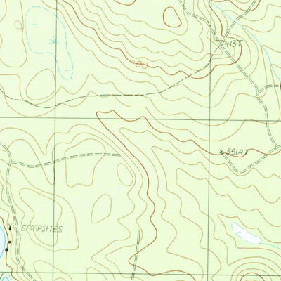 United States Geological Survey Peaked Mountain, ME (1990, 24000-Scale) digital map