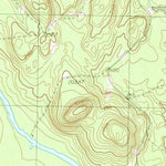 United States Geological Survey Peaked Mountain Pond, ME (1990, 24000-Scale) digital map