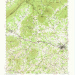 United States Geological Survey Peaks Of Otter, VA (1950, 62500-Scale) digital map