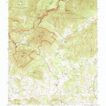 United States Geological Survey Peaks Of Otter, VA (1967, 24000-Scale) digital map