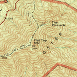 United States Geological Survey Peaks Of Otter, VA (1967, 24000-Scale) digital map