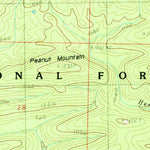 United States Geological Survey Peanut Mountain, AR (1983, 24000-Scale) digital map