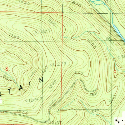United States Geological Survey Peanut Mountain, AR (1983, 24000-Scale) digital map