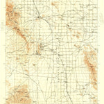 United States Geological Survey Pearce, AZ (1916, 125000-Scale) digital map