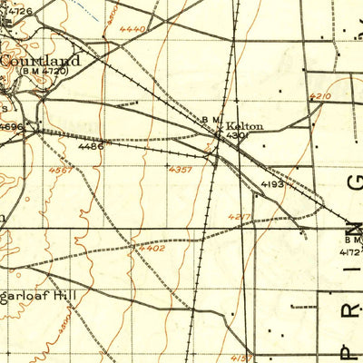 United States Geological Survey Pearce, AZ (1916, 125000-Scale) digital map