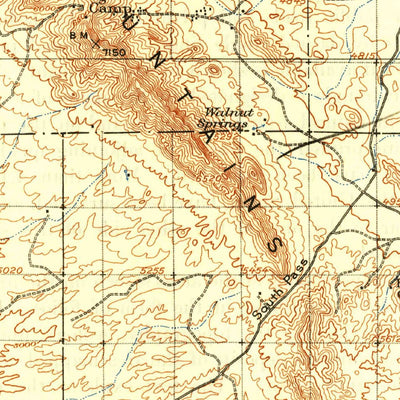United States Geological Survey Pearce, AZ (1916, 125000-Scale) digital map