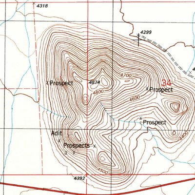 United States Geological Survey Pearce, AZ (1996, 24000-Scale) digital map