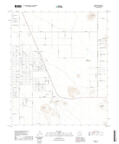 United States Geological Survey Pearce, AZ (2021, 24000-Scale) digital map