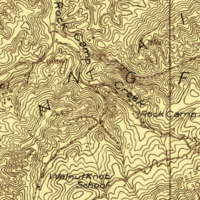 United States Geological Survey Pearisburg, VA-WV (1921, 48000-Scale) digital map