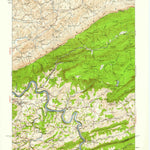 United States Geological Survey Pearisburg, VA-WV (1932, 62500-Scale) digital map