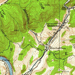 United States Geological Survey Pearisburg, VA-WV (1932, 62500-Scale) digital map