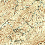 United States Geological Survey Pearisburg, VA-WV (1937, 62500-Scale) digital map