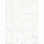 United States Geological Survey Pearl Butte NW, ND (1974, 24000-Scale) digital map