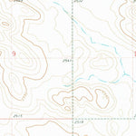 United States Geological Survey Pearl Butte NW, ND (1974, 24000-Scale) digital map