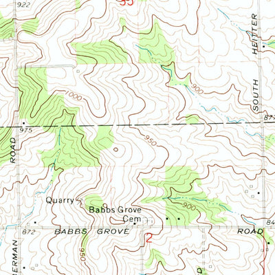 United States Geological Survey Pearl City, IL (1971, 24000-Scale) digital map