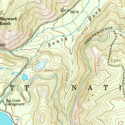 United States Geological Survey Pearl, CO (1955, 24000-Scale) digital map
