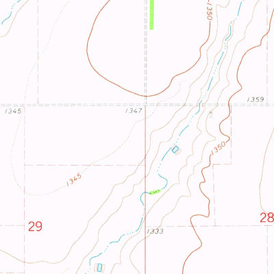 United States Geological Survey Pearl Creek Colony, SD (1971, 24000-Scale) digital map