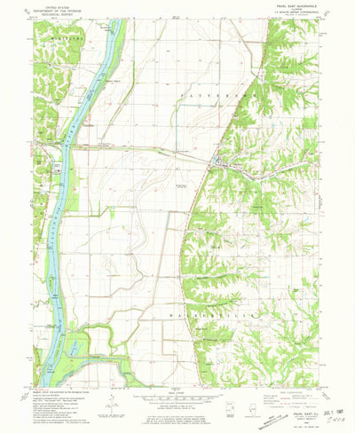 United States Geological Survey Pearl East, IL (1980, 24000-Scale) digital map