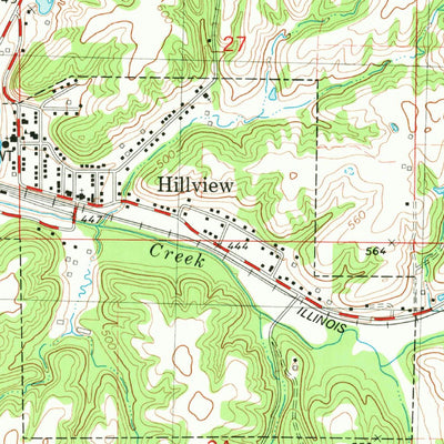 United States Geological Survey Pearl East, IL (1980, 24000-Scale) digital map