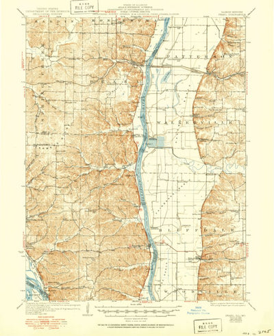 United States Geological Survey Pearl, IL-MO (1930, 62500-Scale) digital map