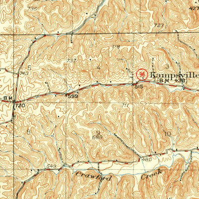 United States Geological Survey Pearl, IL-MO (1930, 62500-Scale) digital map