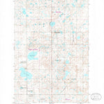 United States Geological Survey Pearl Lake, ND (1972, 24000-Scale) digital map
