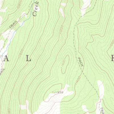 United States Geological Survey Pearl Pass, CO (1961, 24000-Scale) digital map
