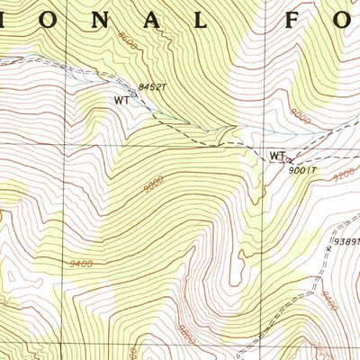 United States Geological Survey Pearl Peak, NV (1985, 24000-Scale) digital map