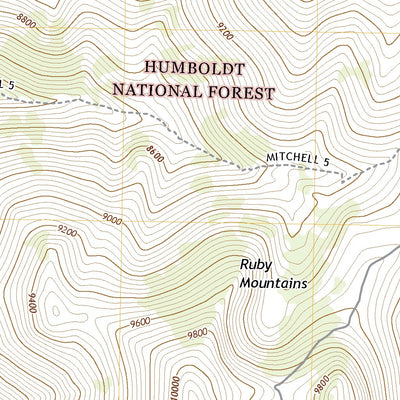 United States Geological Survey Pearl Peak, NV (2018, 24000-Scale) digital map