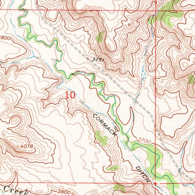 United States Geological Survey Pearl School, MT (1967, 24000-Scale) digital map