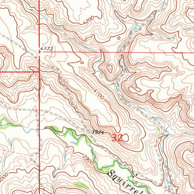 United States Geological Survey Pearl School, MT (1967, 24000-Scale) digital map