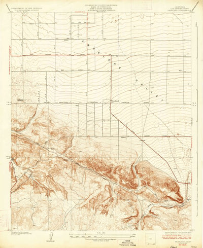 United States Geological Survey Pearland, CA (1934, 24000-Scale) digital map