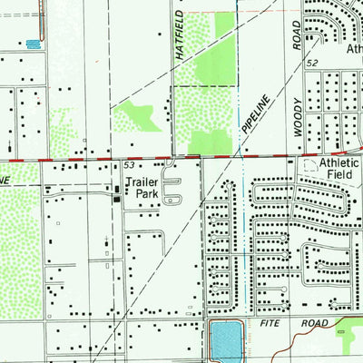 United States Geological Survey Pearland, TX (1982, 24000-Scale) digital map