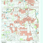 United States Geological Survey Pearland, TX (1995, 24000-Scale) digital map