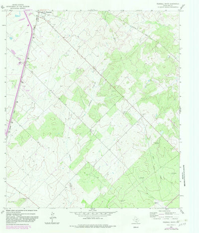 United States Geological Survey Pearsall South, TX (1964, 24000-Scale) digital map