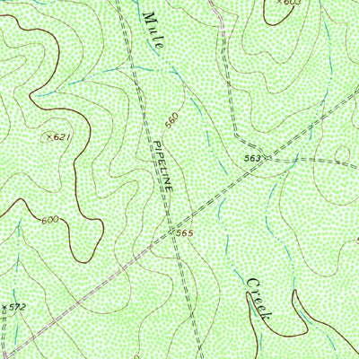 United States Geological Survey Pearsall South, TX (1964, 24000-Scale) digital map