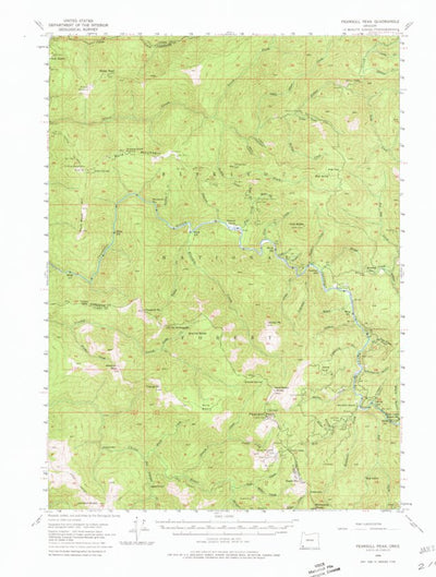 United States Geological Survey Pearsoll Peak, OR (1954, 62500-Scale) digital map