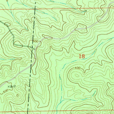 United States Geological Survey Pearson, AL (1969, 24000-Scale) digital map