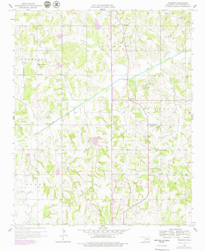 United States Geological Survey Pearson, OK (1958, 24000-Scale) digital map