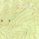 United States Geological Survey Pearson Ridge, OR (1967, 24000-Scale) digital map