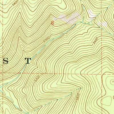 United States Geological Survey Pearson Ridge, OR (1967, 24000-Scale) digital map