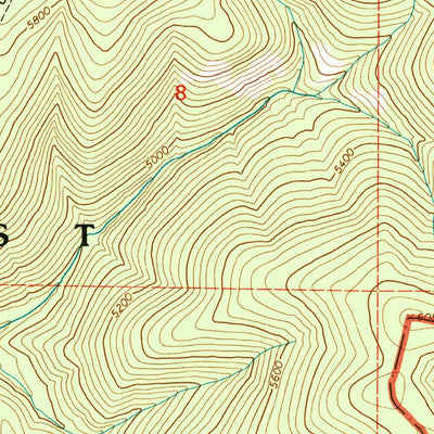 United States Geological Survey Pearson Ridge, OR (1995, 24000-Scale) digital map