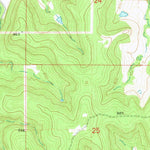 United States Geological Survey Pearsonia NE, OK-KS (1973, 24000-Scale) digital map
