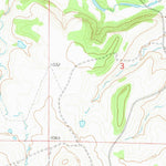 United States Geological Survey Pearsonia NW, OK-KS (1973, 24000-Scale) digital map