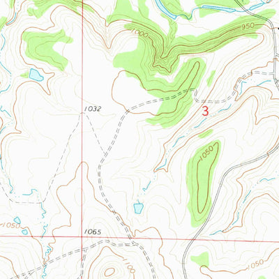 United States Geological Survey Pearsonia NW, OK-KS (1973, 24000-Scale) digital map
