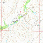 United States Geological Survey Pearsonia NW, OK-KS (1973, 24000-Scale) digital map