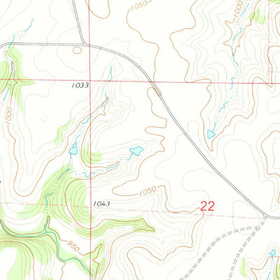United States Geological Survey Pearsonia, OK (1973, 24000-Scale) digital map