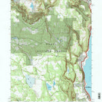 United States Geological Survey Pease Flat, CA-OR (1993, 24000-Scale) digital map